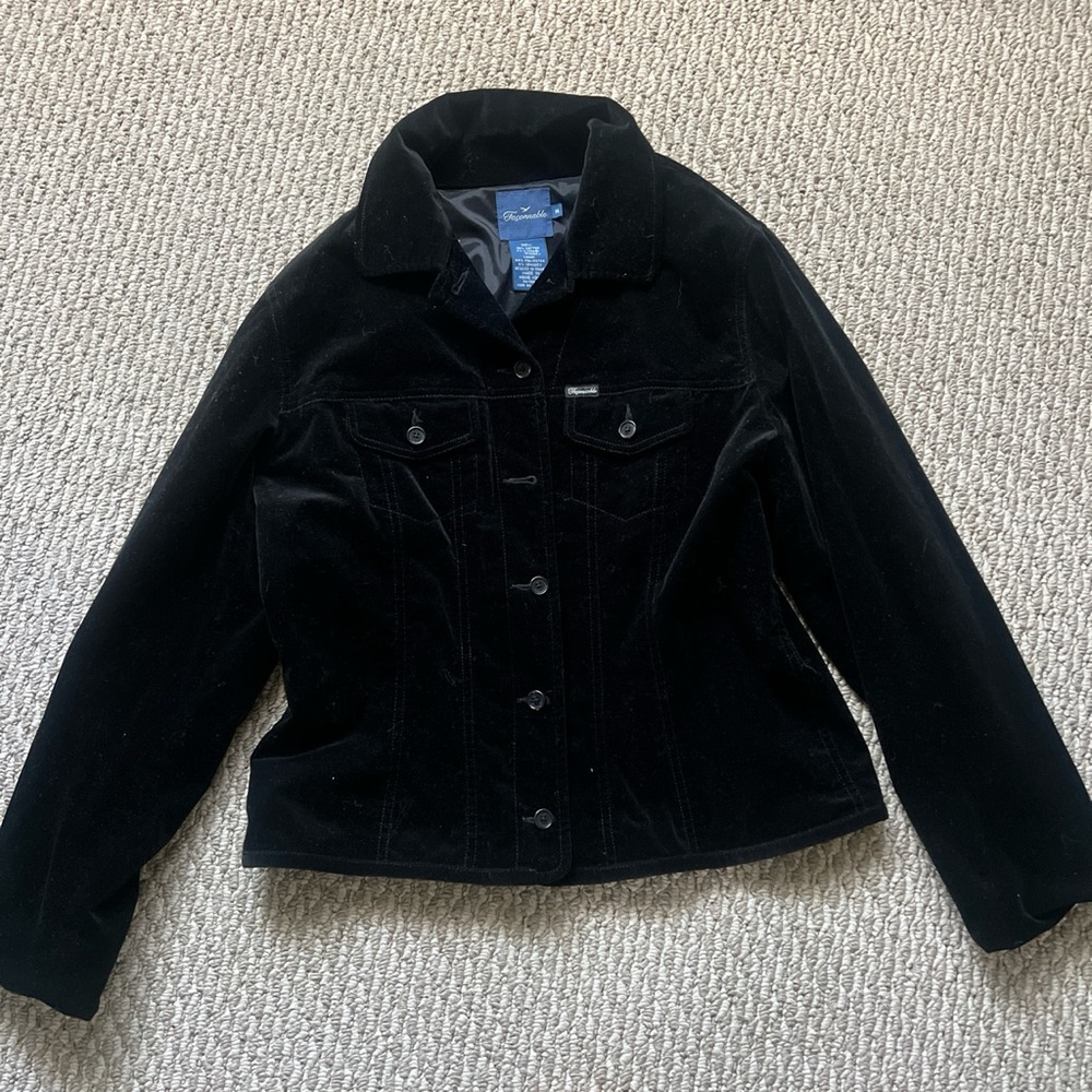 Black Velvet Jacket